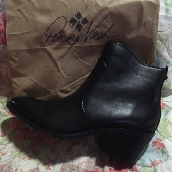 NWOB Patricia Nash Black Suzanna Booties SZ 10 - Picture 7 of 10